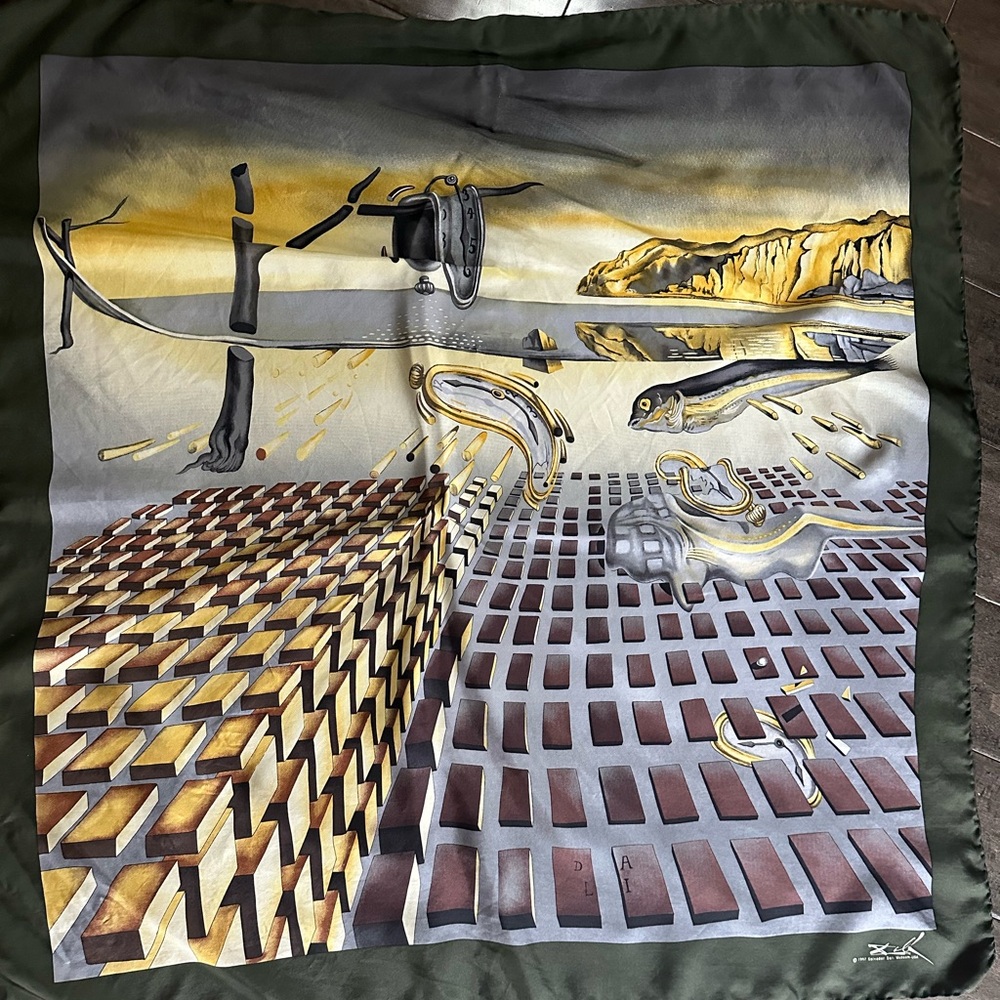 Vintage Salvador Dali scarf 1997